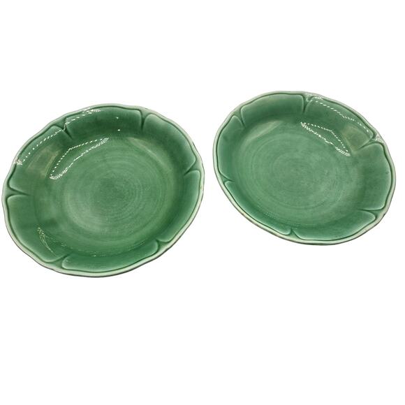 Vintage Mount‎ Clemens Petal 7" Round Vegetable Bowl Set of Two - Picture 1 of 12